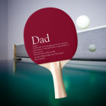 Der beste Vater Papa Pater der Welt definiert Burg Tischtennis Schläger<br><div class="desc">Personalisieren Sie die Definition für Ihren speziellen Vater, Vater oder Papa zu erstellen ein einzigartiges Geschenk für den Tag, Geburtstage, Weihnachten oder jeden Tag, den Sie gewollt, um zu zeigen, wie viel er zu Ihnen bedeutet. Ein perfekter Weg, um ihm zu zeigen, wie phantastisch er ist jeden Tag. von Thisisnotme©...</div>