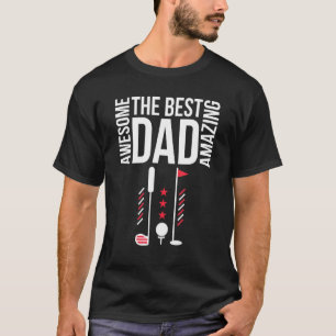Der beste Vater Phantastisch American Golf Player T-Shirt