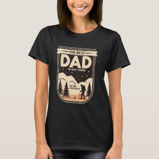 Der beste Vater - Retro Fatheru2019s Day - Camping T-Shirt
