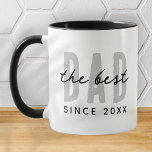 Der beste Vater seit 20XX Moderne, einfach und gün Tasse<br><div class="desc">Dieses einfache und moderne Design besteht aus san-Serifentypografie.</div>
