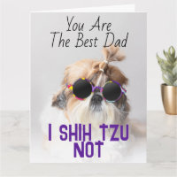 Der beste Vater Shih Tzu Nicht niedlich lustiger H