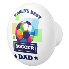 Der beste Vater-Tag der Welt Keramikknauf