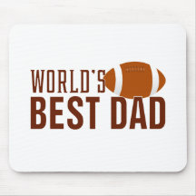 Der beste Vater Typografie Football der Welt | Mau
