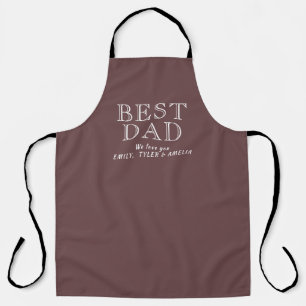 Der beste Vater Typografie Vatertag Schürze