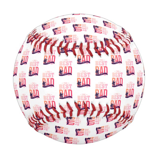 Der beste Vater überhaupt Baseball (Vorderseite)