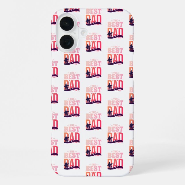 Der beste Vater überhaupt iPhone 16 Plus Hülle (Rückseite)