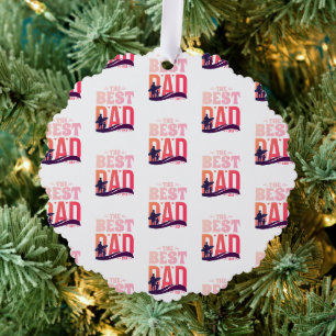 Der beste Vater überhaupt Ornament Karte