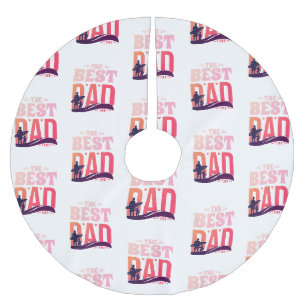 Der beste Vater überhaupt Polyester Weihnachtsbaumdecke