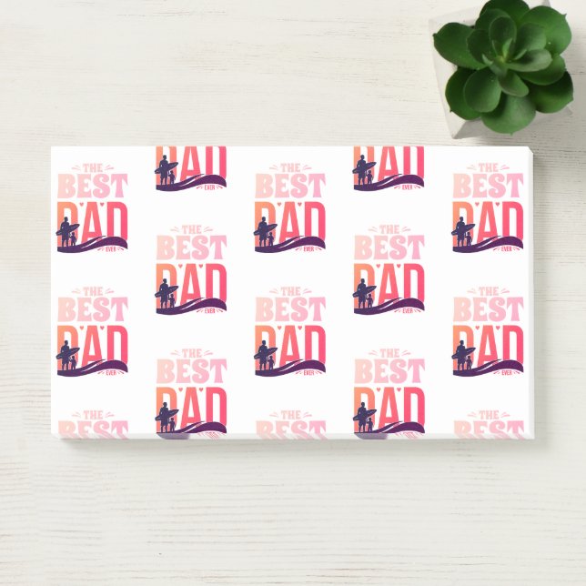 Der beste Vater überhaupt Post-it Klebezettel (Büro)