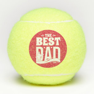 Der beste Vater überhaupt - Vater und Kind Tennisbälle