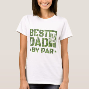 Der beste Vater von Par Funny Disc Golf Vatertag T-Shirt