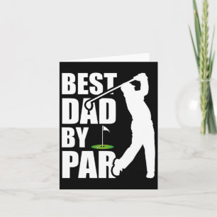 Der beste Vater von Par Funny Golf Vati Tag Papa Karte
