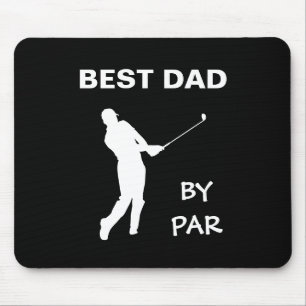 Der beste Vater von Par Golf Daddy Golfer Pun Vate Mousepad