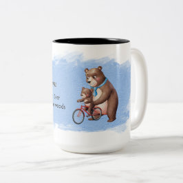 Der beste Vater weit und breit Zweifarbige Tasse