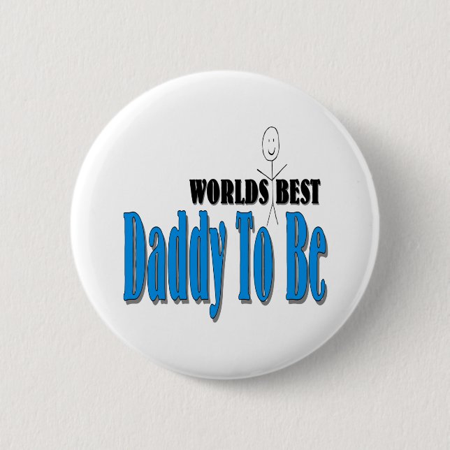 Der beste Vati der Welt zum zu sein Button (Vorderseite)