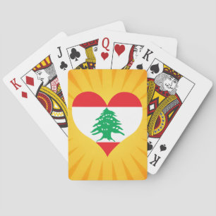Der beste verkaufende niedliche Libanon Spielkarten