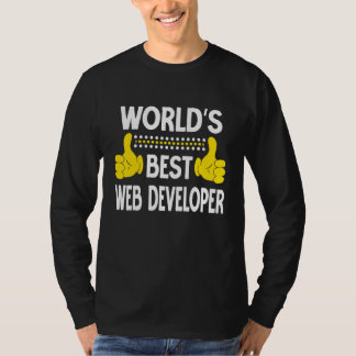 Der beste Web Developer Job Title Web Developer T-Shirt