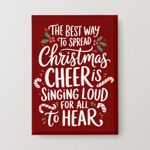 Der beste Weg, um Weihnachtsstimmung zu verbreiten Button