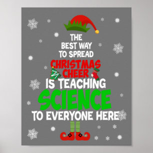 Der beste Weg, Weihnachtsjubeln zu verbreiten, ist Poster