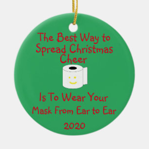 Der beste Weg Weihnachtsmann zu verbreiten Keramik Ornament