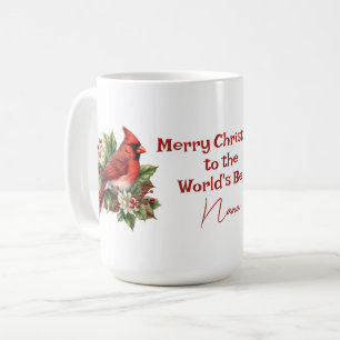 Der beste Weihnachtsrot-Kardinal der Welt in Nana Kaffeetasse