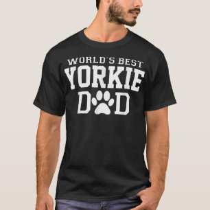 Der beste Yorkie-Vater der Welt, Dog Lover Pawprin T-Shirt