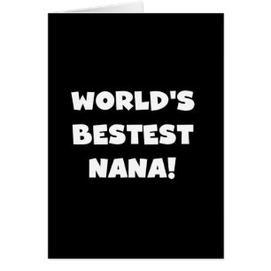 Der Bestest Nana der Welt Schwarzweiss-T-Shirts