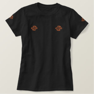 Der bestickte T - Shirt für Frauen