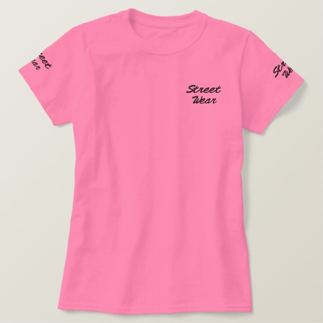 Der bestickte T - Shirt für Frauen (Design vorne)