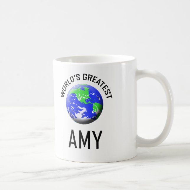 Der bestste Amy der Welt Kaffeetasse (Rechts)