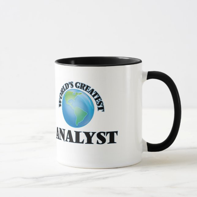 Der bestste Analytiker der Welt Tasse (Rechts)