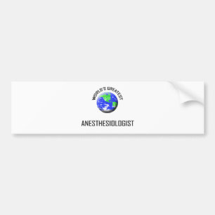 Der bestste Anästhesiologe der Welt Autoaufkleber