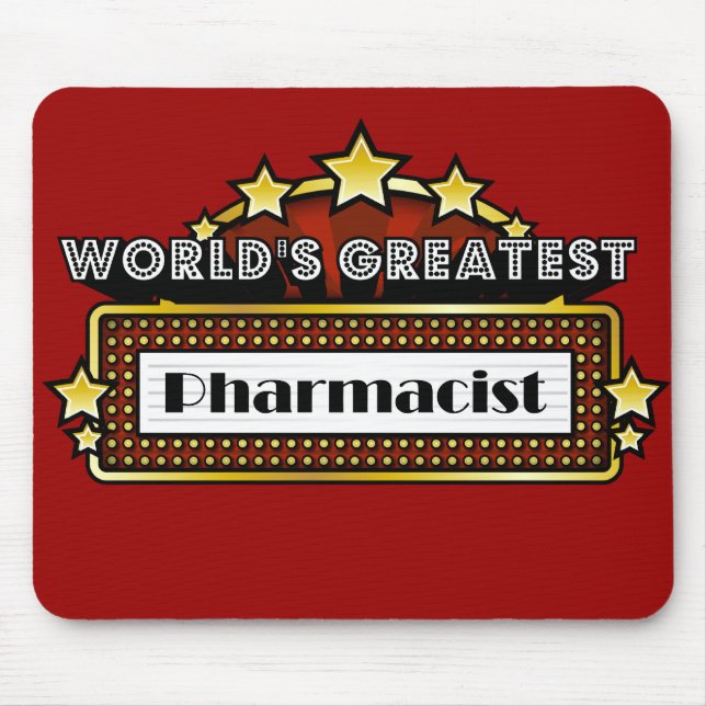 Der bestste Apotheker der Welt Mousepad (Vorne)
