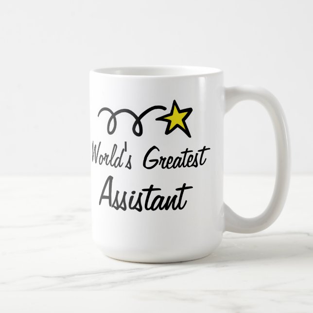 Der bestste Assistent der Welt - Kaffeetasse (Rechts)