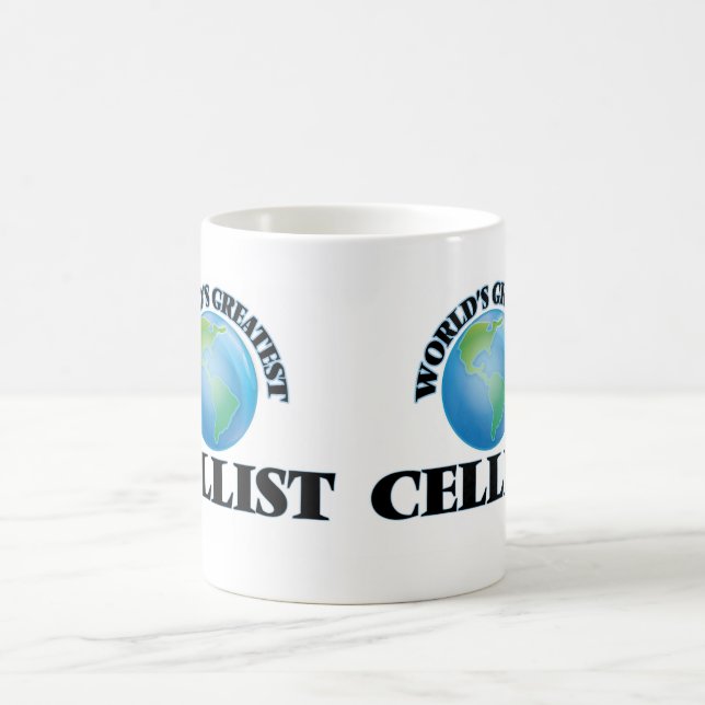Der bestste Cellist der Welt Kaffeetasse (Mittel)