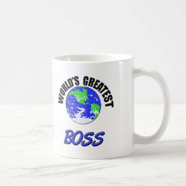 Der bestste Chef der Welt Kaffeetasse (Rechts)