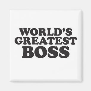 Der bestste Chef der Welt Magnet