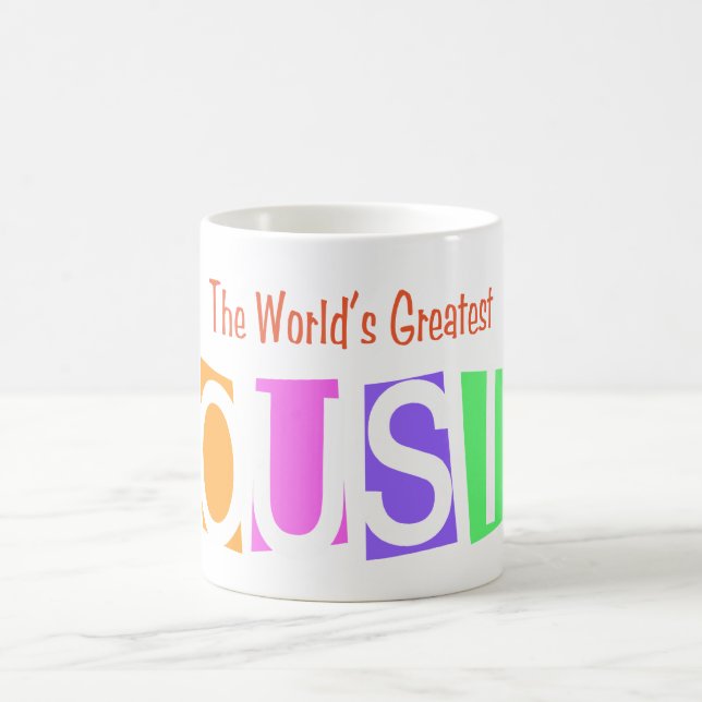 Der bestste Cousin der Retro Welt Kaffeetasse (Mittel)
