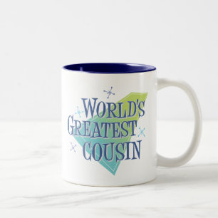 Der bestste Cousin der Welt Zweifarbige Tasse
