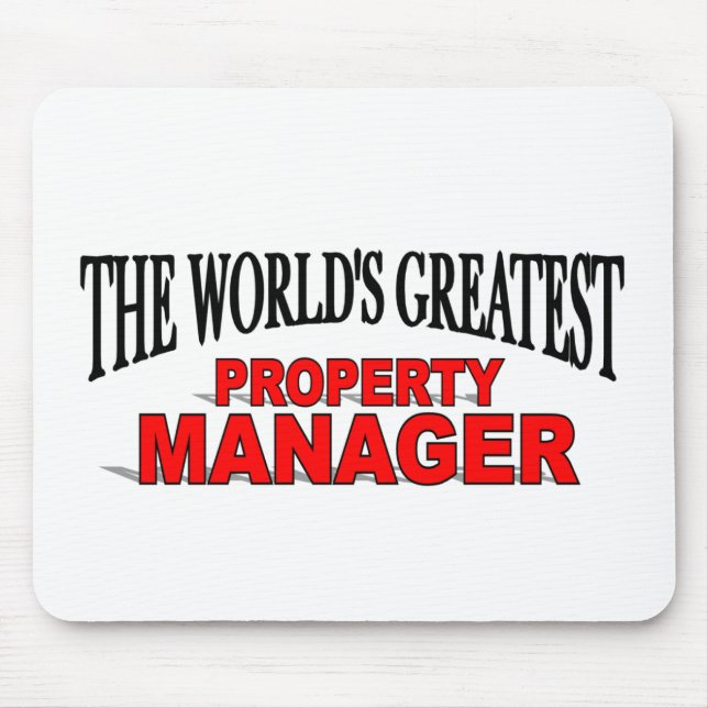 Der bestste das Eigentums-Manager der Welt Mousepad (Vorne)