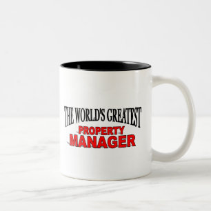 Der bestste das Eigentums-Manager der Welt Zweifarbige Tasse