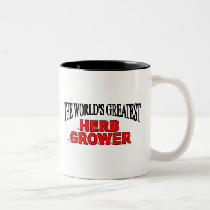 Der bestste das Kraut-Züchter der Welt Zweifarbige Tasse