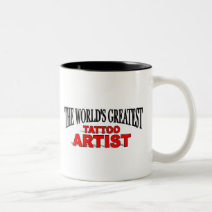 Der bestste das Tatoo der Welt Künstler Zweifarbige Tasse