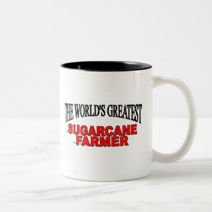 Der bestste das Zuckerrohr-Bauer der Welt Zweifarbige Tasse