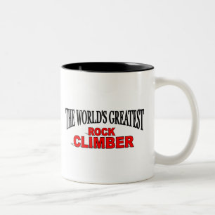Der bestste der Felsen-Bergsteiger der Welt Zweifarbige Tasse