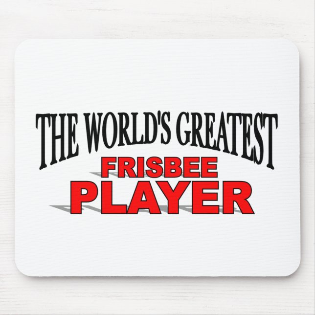Der bestste der Frisbee-Spieler der Welt Mousepad (Vorne)