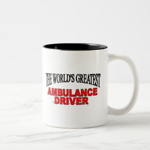 Der bestste der Krankenwagen-Fahrer der Welt Zweifarbige Tasse