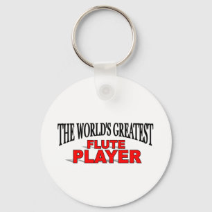 Der bestste die Flöten-Spieler der Welt Schlüsselanhänger