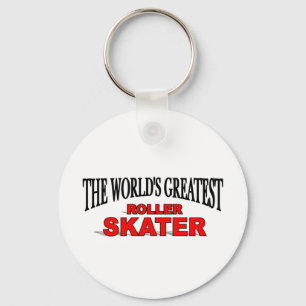 Der bestste die Rollen-Skater der Welt Schlüsselanhänger