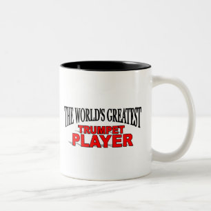 Der bestste die Trompete-Spieler der Welt Zweifarbige Tasse